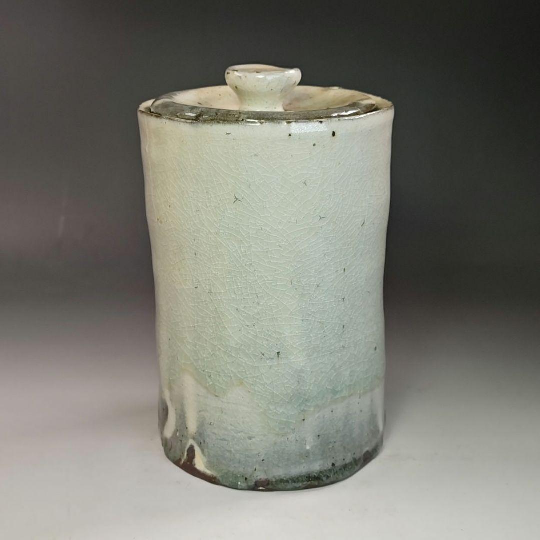 イ775 水指『近藤精宏』『榛沢窯　粉引　水指　共箱』茶道具