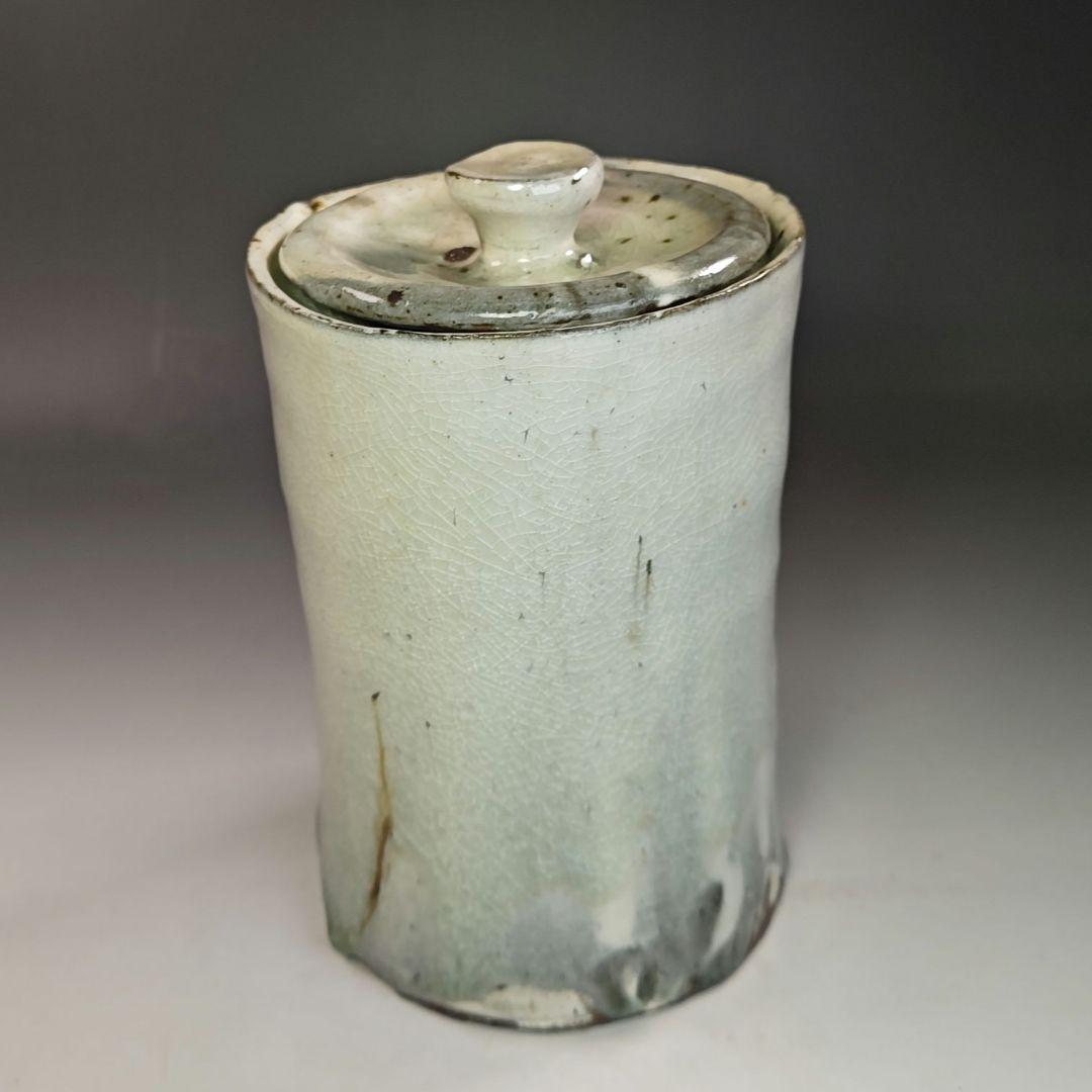 イ775 水指『近藤精宏』『榛沢窯　粉引　水指　共箱』茶道具