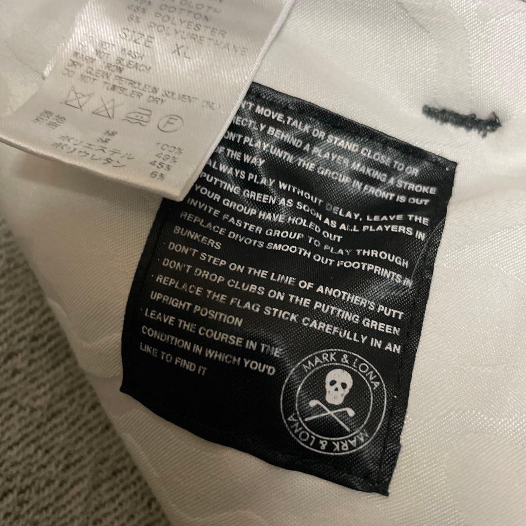 マークアンドロナ　ゴルフウェア　カーゴパンツ　XLサイズ　スウェット素材