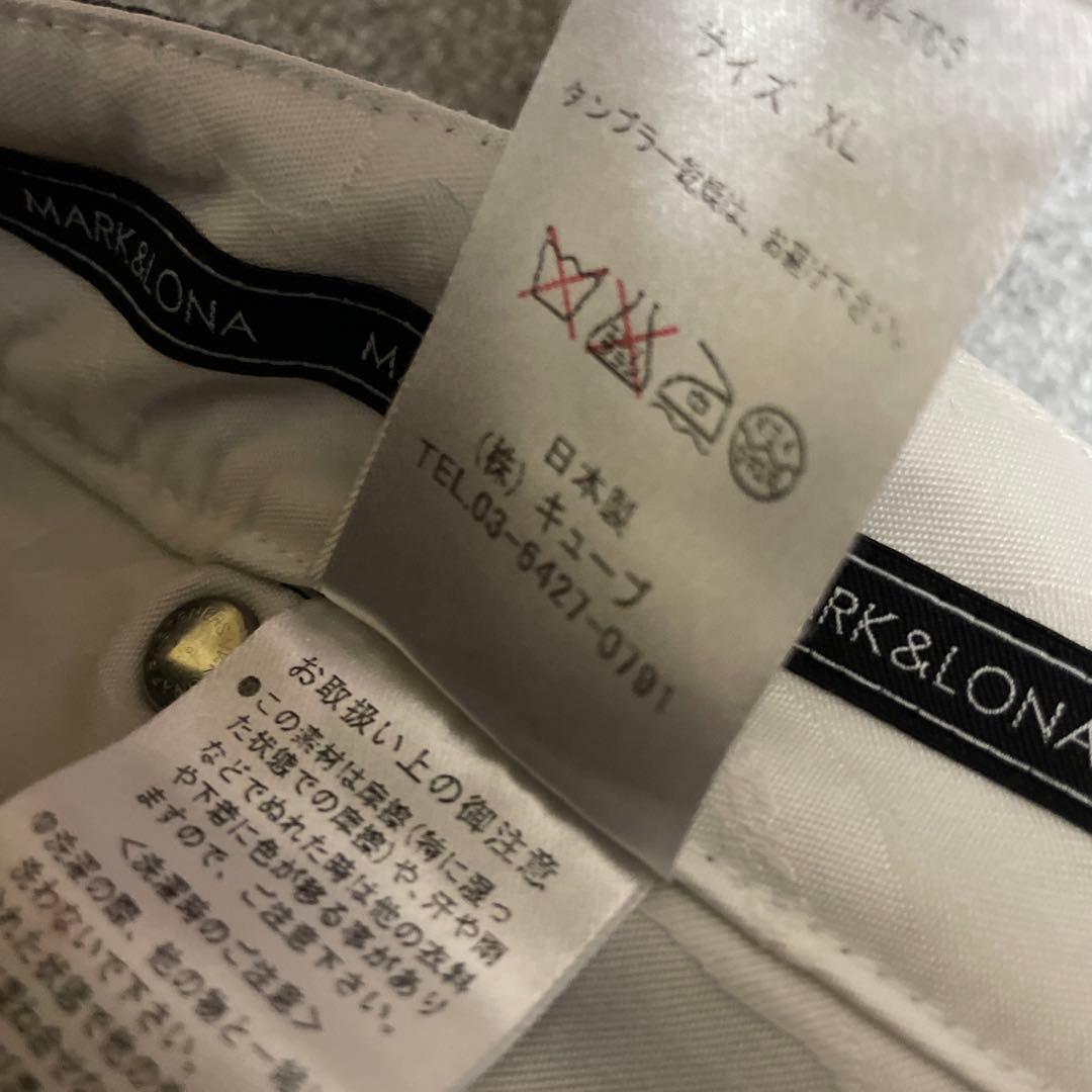 マークアンドロナ　ゴルフウェア　カーゴパンツ　XLサイズ　スウェット素材