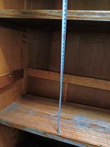 アンティーク 棚 ケース 梱包・発送たのメル便か手渡しで