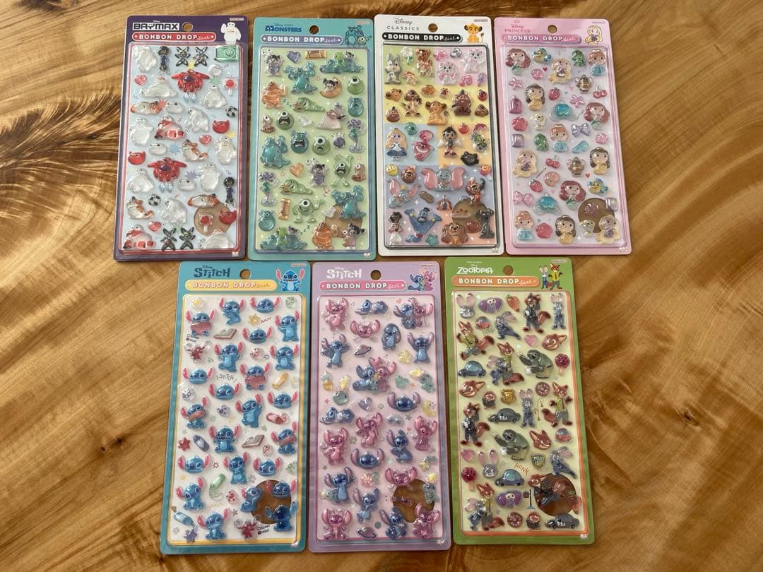 【正規品】ボンボンドロップシール　ディズニー　クラシック　プリンセス他