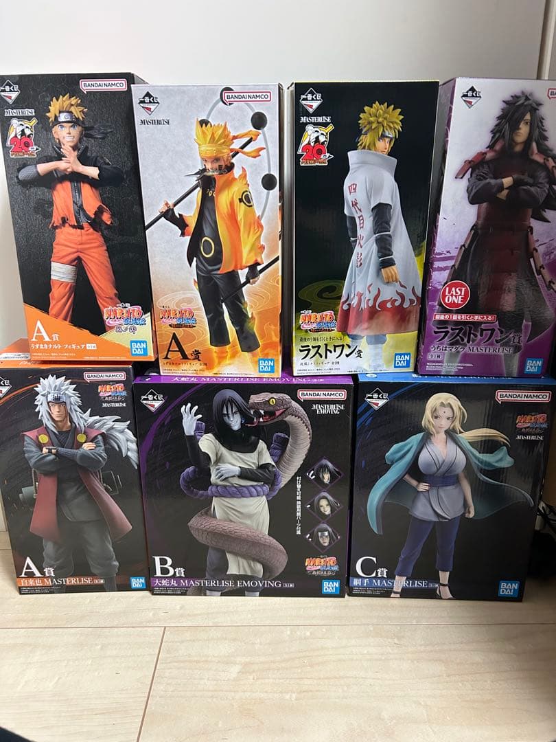 こ*ん様 ナルト　NARUTO フィギュア　一番くじ　プライズ　まとめ売り　ロゴ
