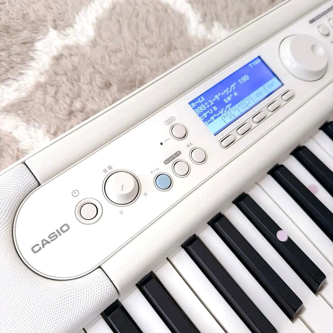 【極美品】2021製Casiotone 光ナビゲーションキーボード LK-520