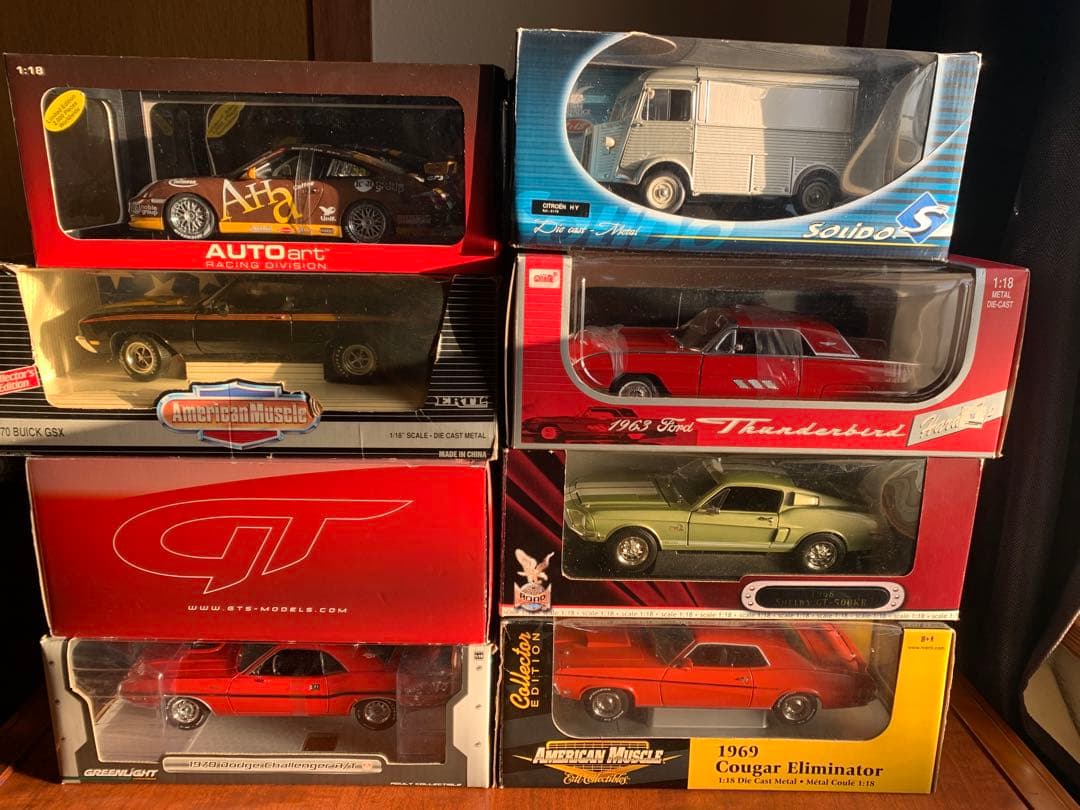 1/18 オートアート　GTspiritなど8台　ジャンク3台　まとめて　説明欄