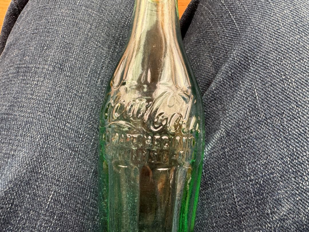 美品　コカコーラUSA ヴィンテージ ガラスボトル 1915年　瓶