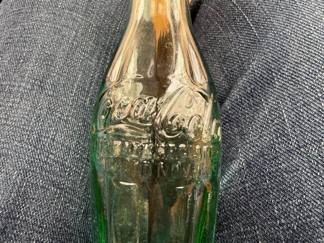 美品　コカコーラUSA ヴィンテージ ガラスボトル 1915年　瓶