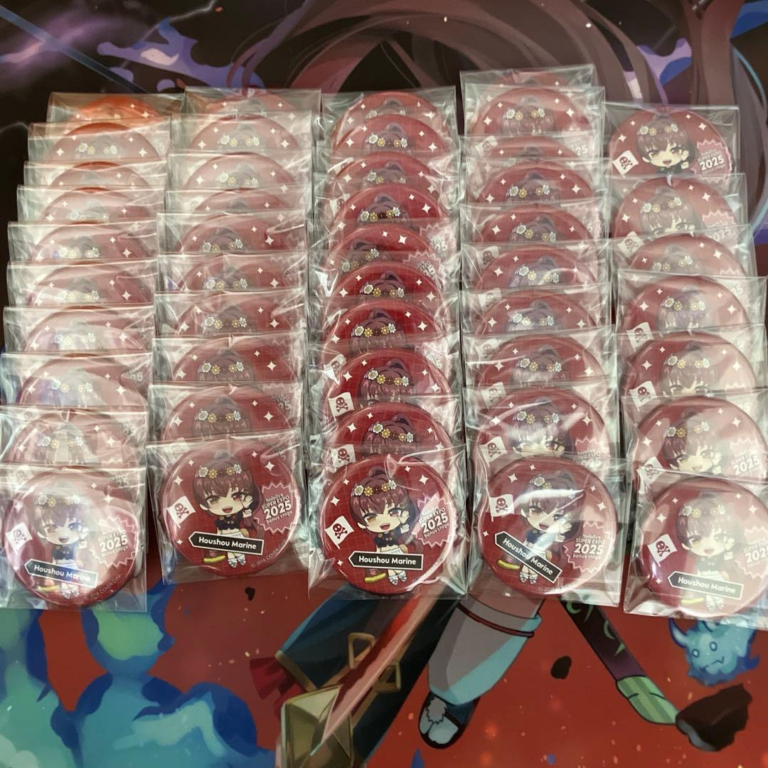 ホロライブ　後夜祭　缶バッジ　宝鐘マリン　47個
