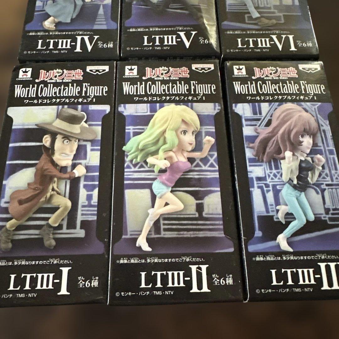 ルパン三世　ワールドコレクタブルフィギュア　全6種類