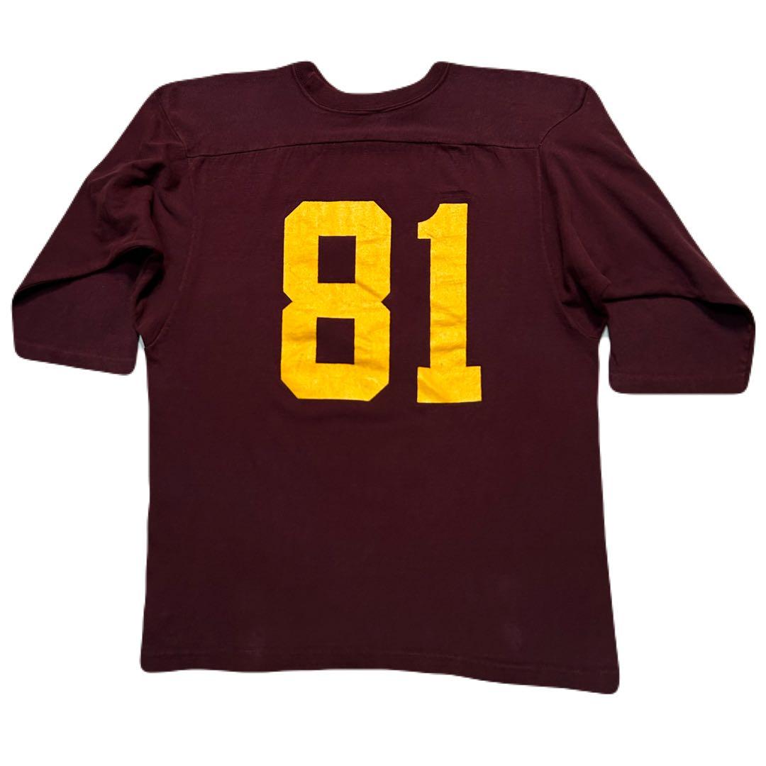 70s Vintage チャンピオン 両面 フットボールtee XL バータグ