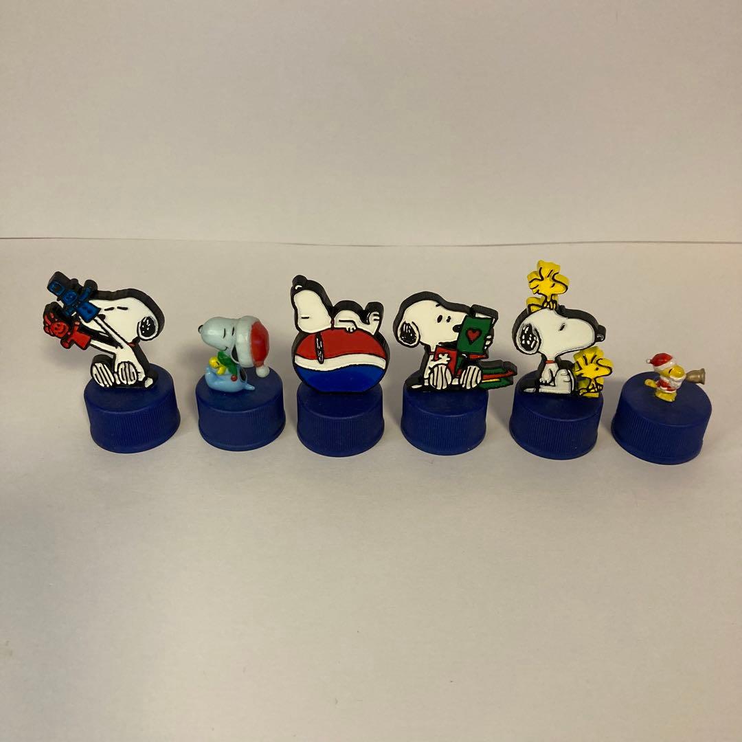 スヌーピー ペプシ ピロードールオーナメント& ペプシボトルキャップ レアな缶他