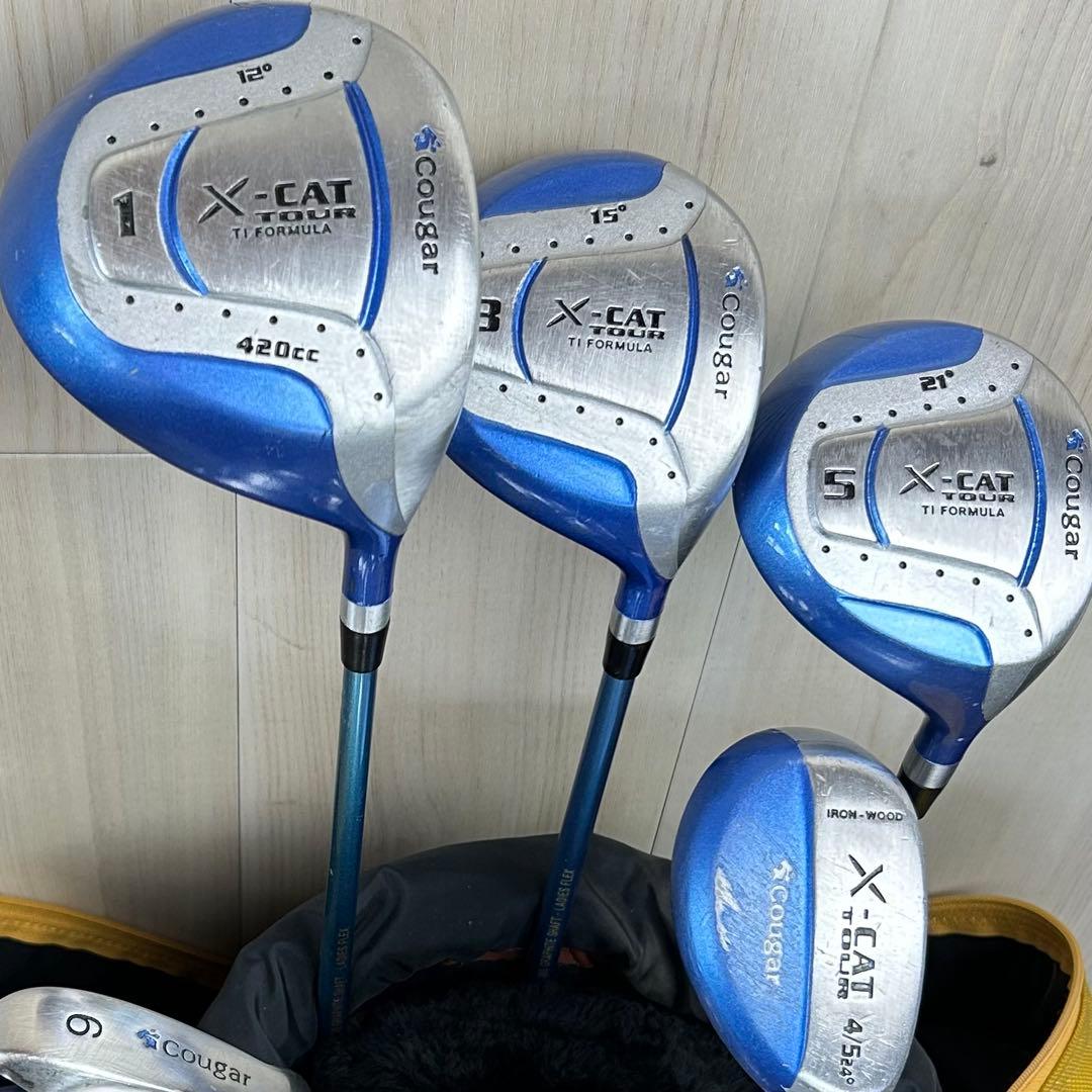 【レディース右】クーガー　X-CAT レディースゴルフセット L71007