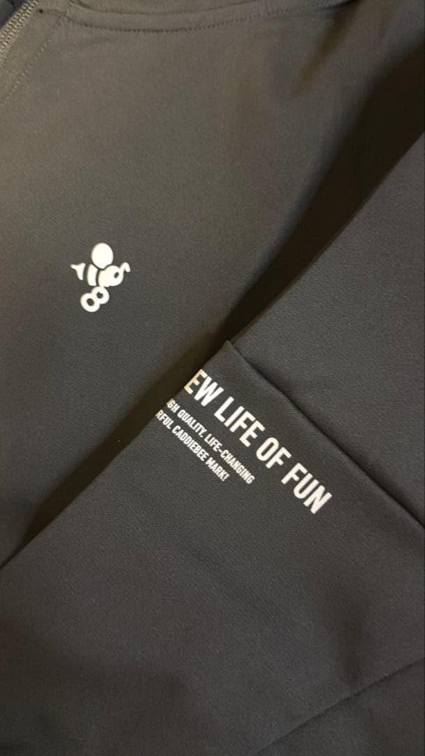 【完売品】8yards Tagline BIG HOODIE パーカー　ブラック