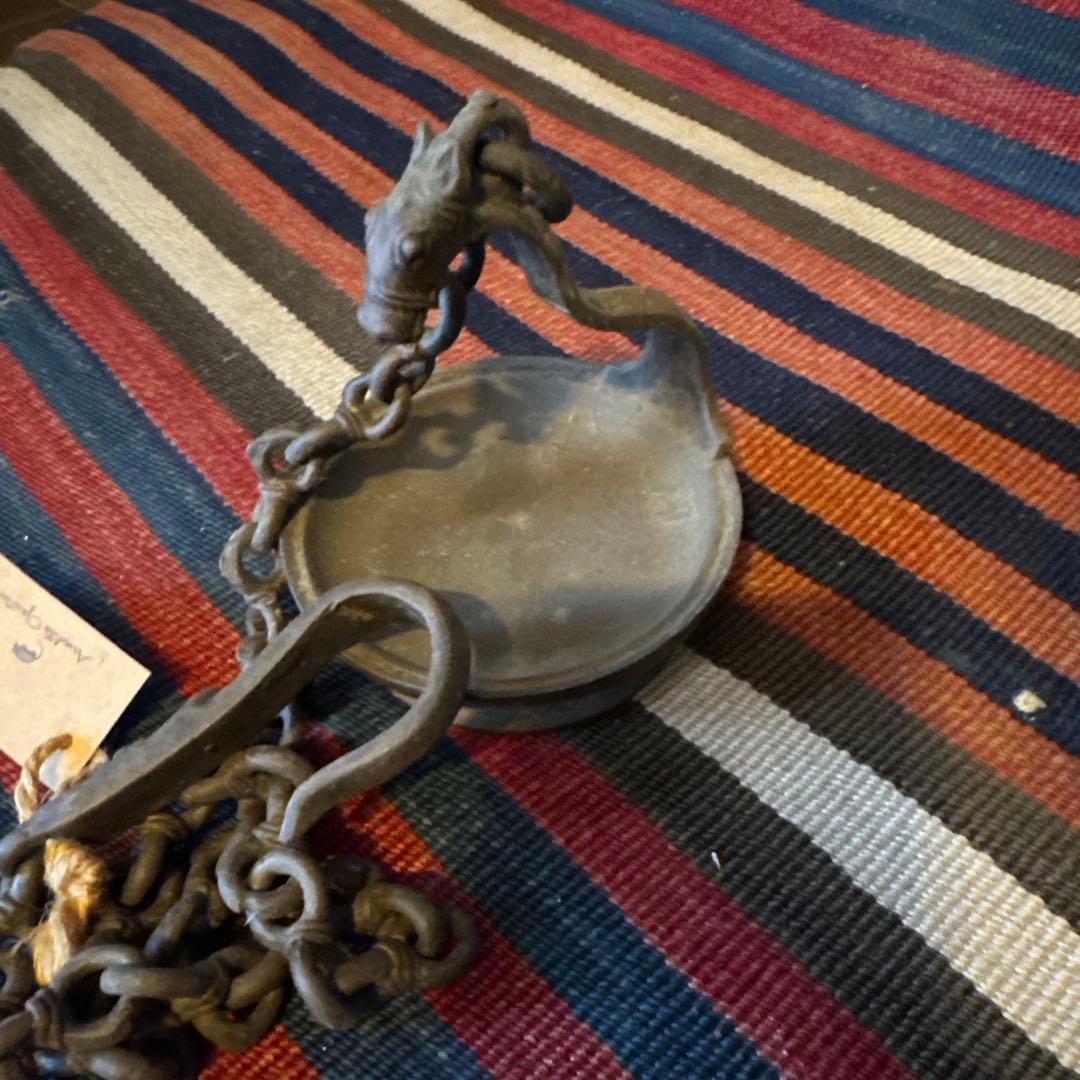 インドブラス吊るし灯明L