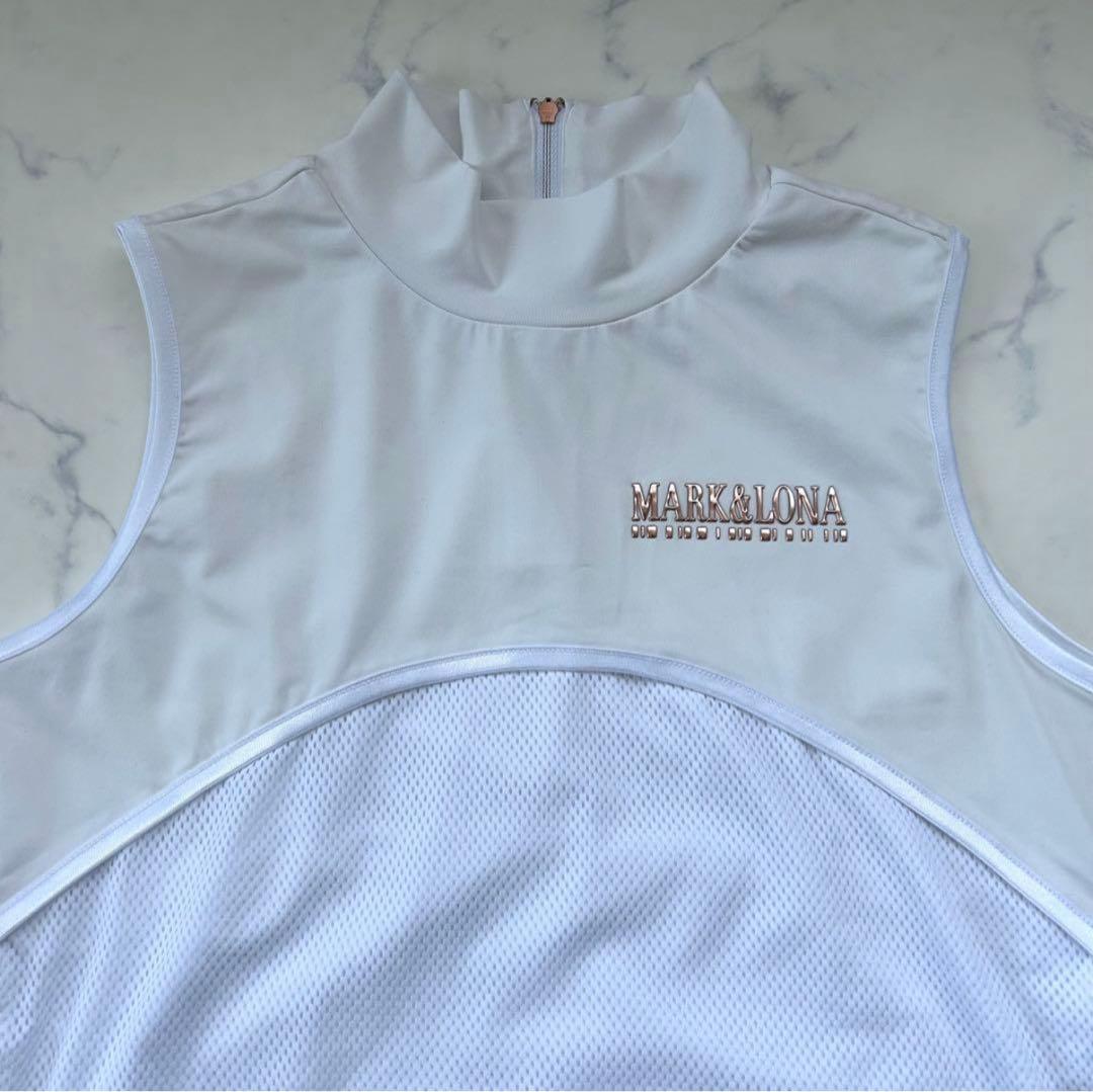 MARK&LONA レディース ゴルフスカート ホワイト