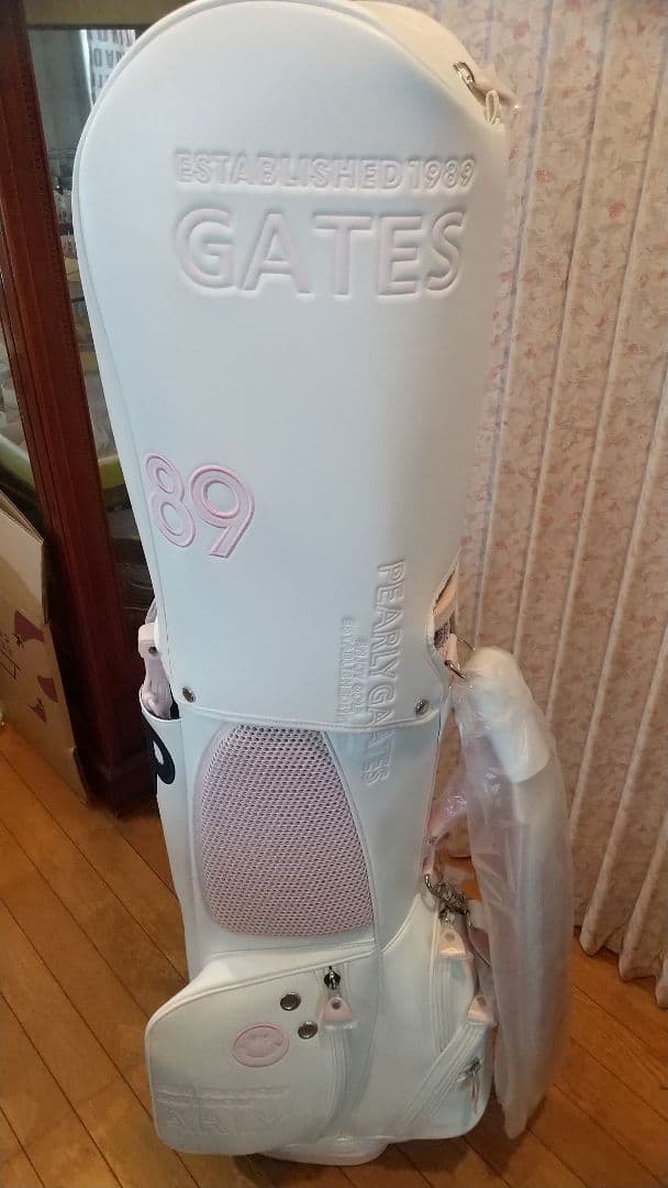 PEARLY GATES ゴルフバッグ 89 ホワイト・ピンク