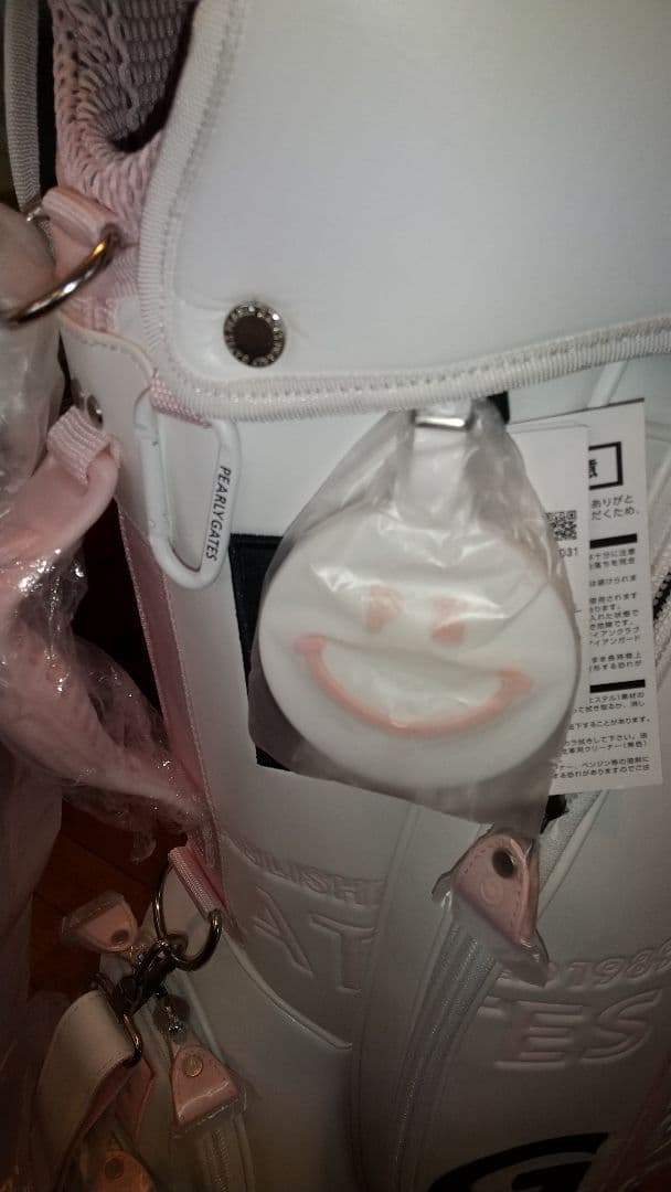 PEARLY GATES ゴルフバッグ 89 ホワイト・ピンク