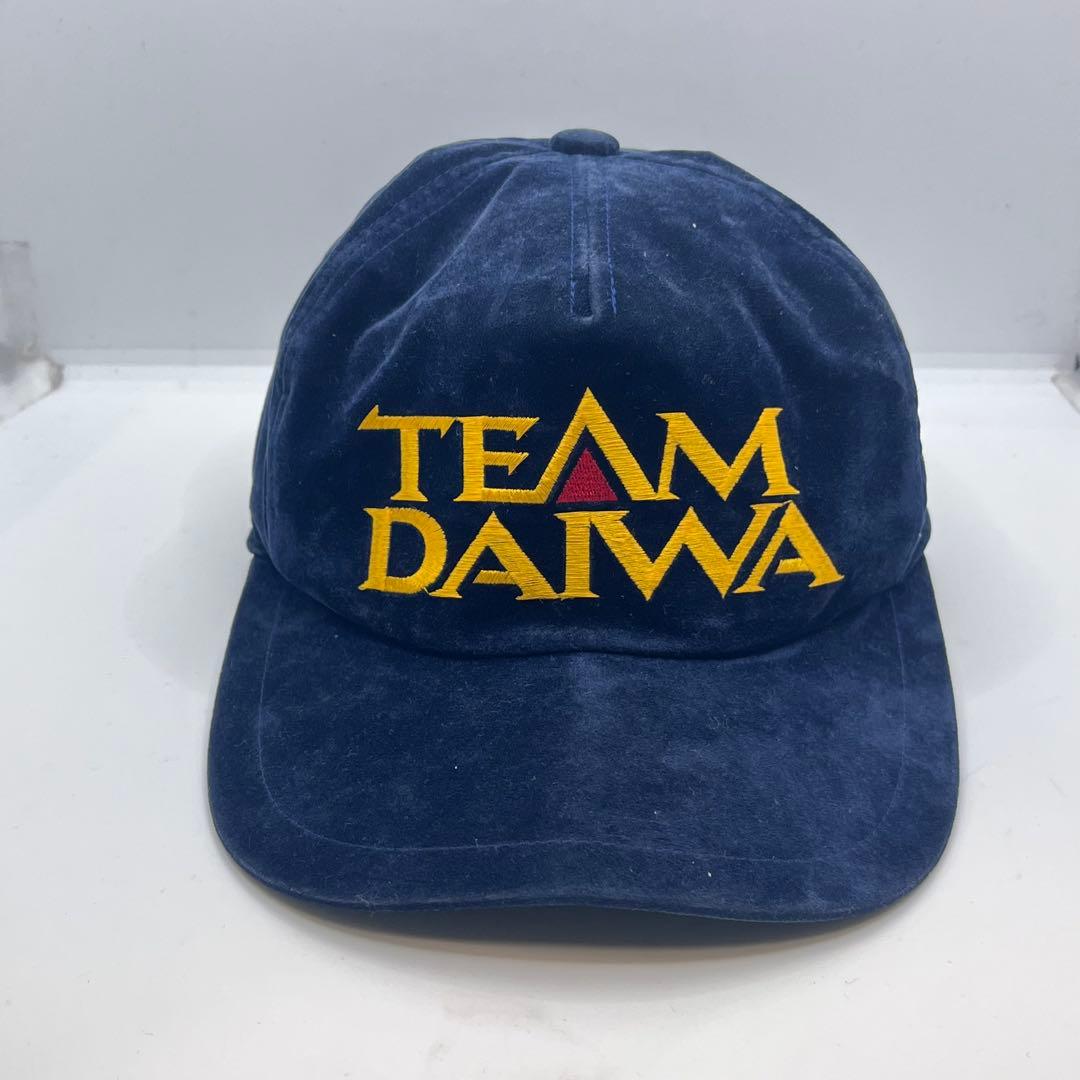 チームダイワ TEAMDAIWA キャップ　レーヨン　帽子　当時物　レトロ