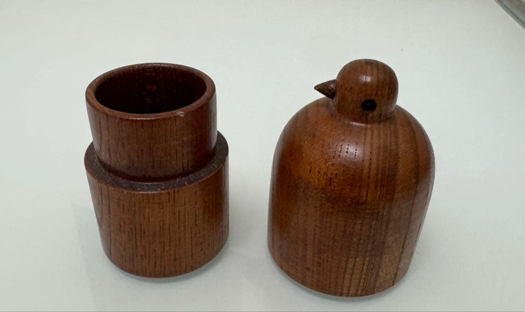 木製　爪楊枝ケース 鳥　楊枝入れ