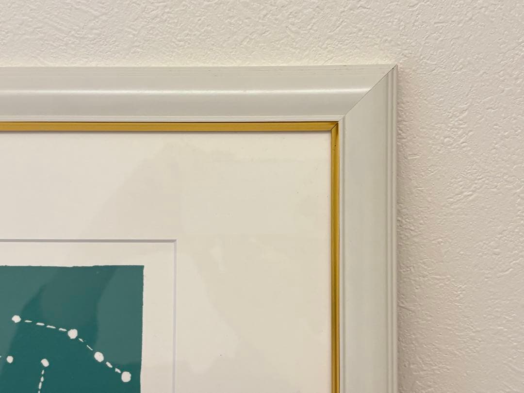 柳原良平　に志き丸　額　リトグラフ　版画　シール付　4/50