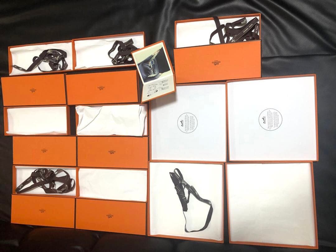 エルメス　カレ箱　スカーフ類箱　まとめ売り　スカーフブック有り