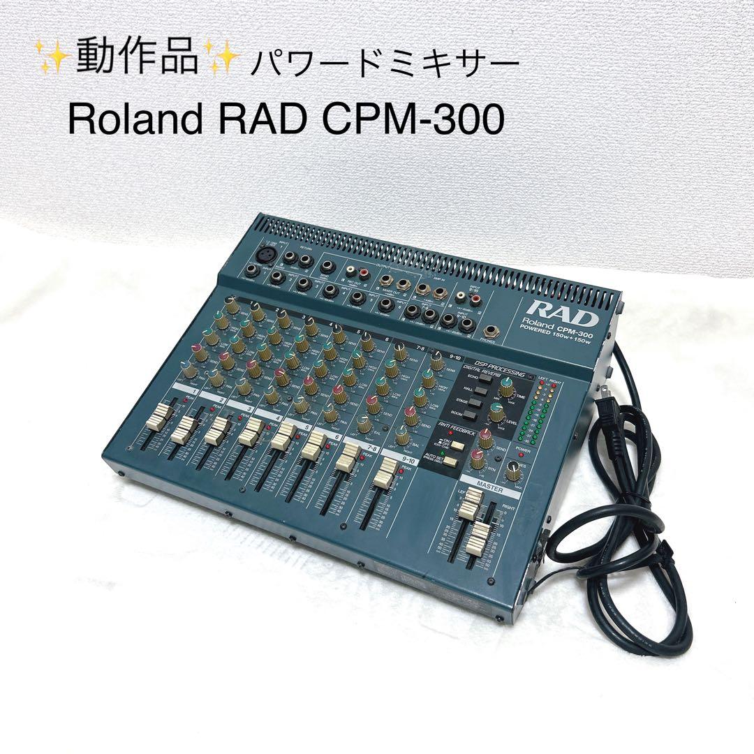 ✨動作品✨Roland RAD CPM-300 パワードミキサー