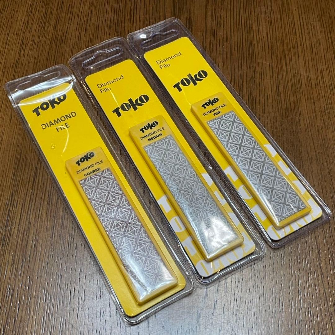 TOKO DIAMOND FILE 3点セット　トコ　ダイヤモンドストーン