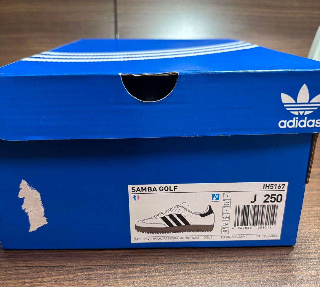 アディダスオリジナルス サンバ ゴルフ 未使用　size25.0㎝