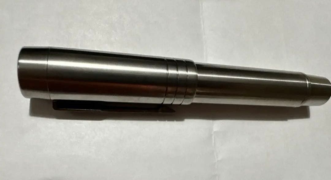 総チタン製 万年筆 ケース付き