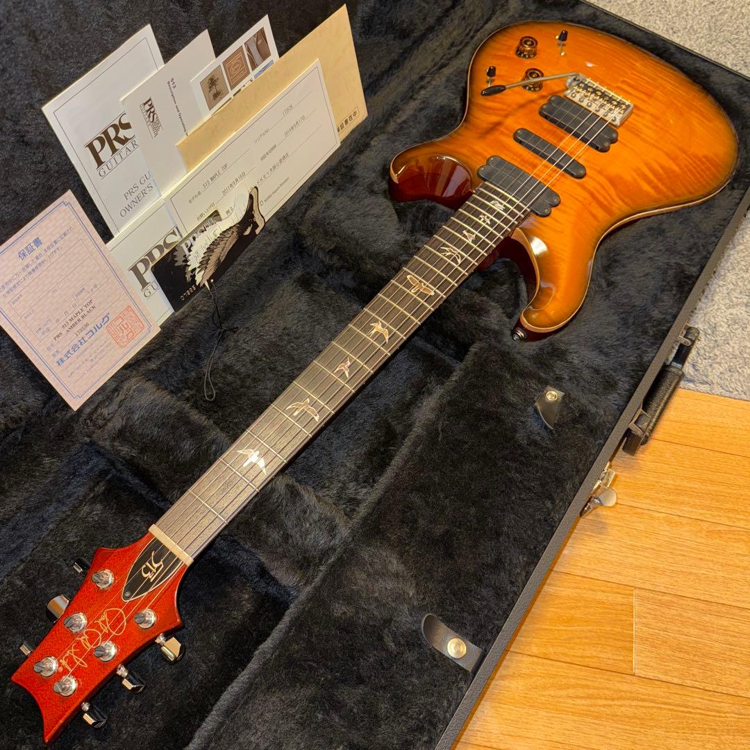 2011年製 PRS 513 MAPLE TOP AMBER BLACK