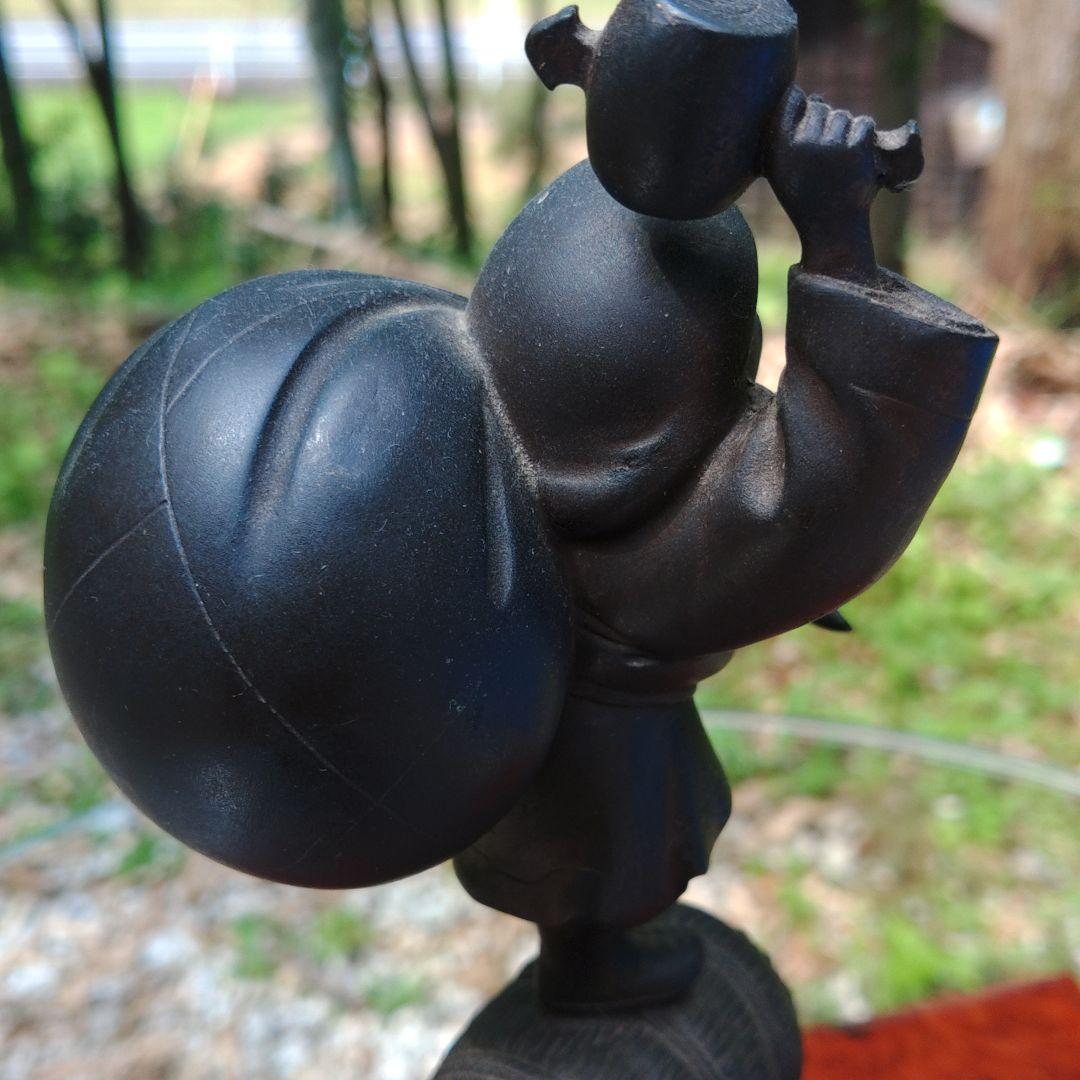 アンティーク　銅鋳物　大黒天像