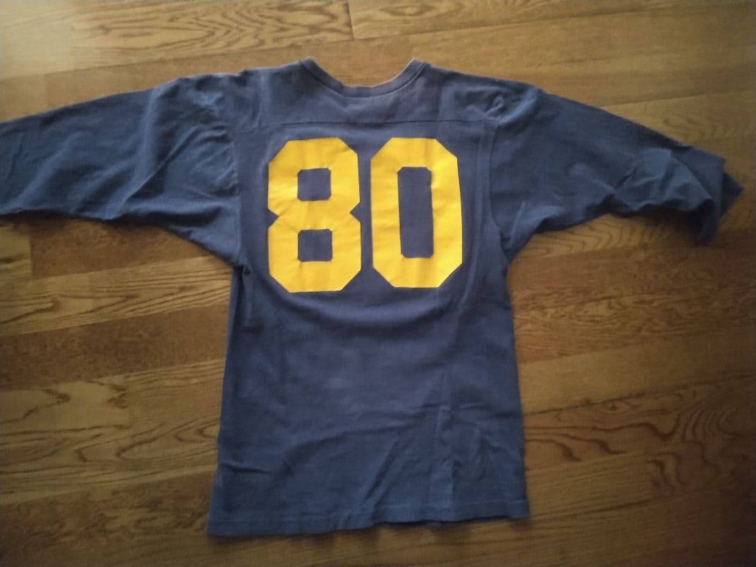 70s champion チャンピオン フットボールシャツ M 　バータグ