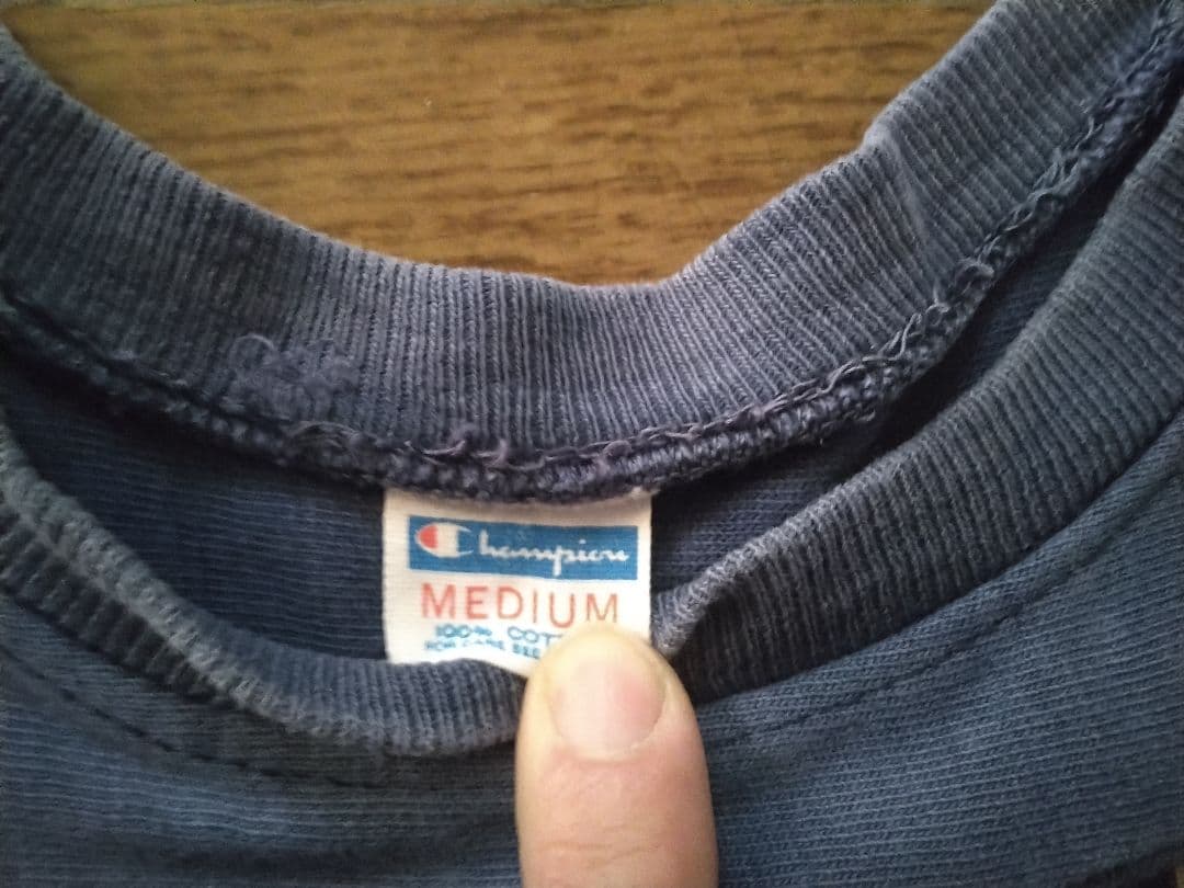 70s champion チャンピオン フットボールシャツ M 　バータグ