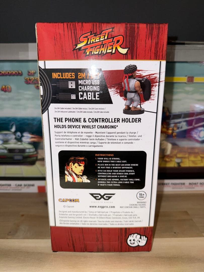 ストリートファイター リュウ 海外公式ライセンス ケーブルガイシリーズ未開封