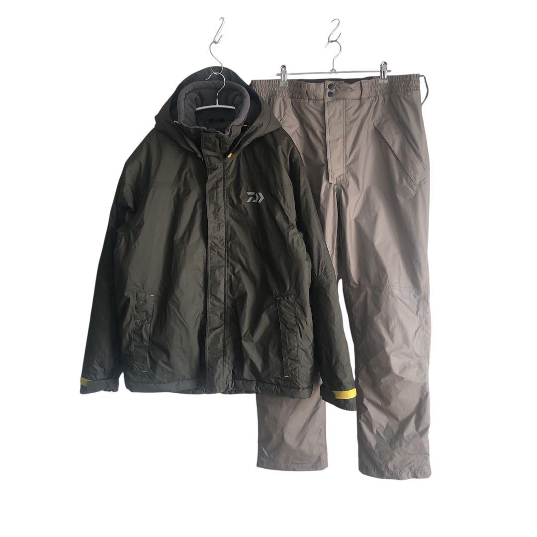 美品 ダイワ レインマックス DW-3507 セットアップ レインウェア XL