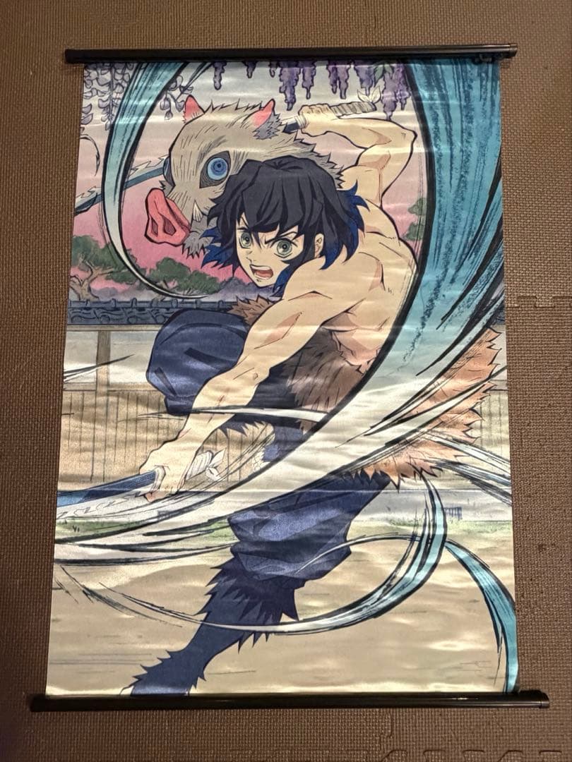 鬼滅の刃　タペストリー　嘴平伊之助