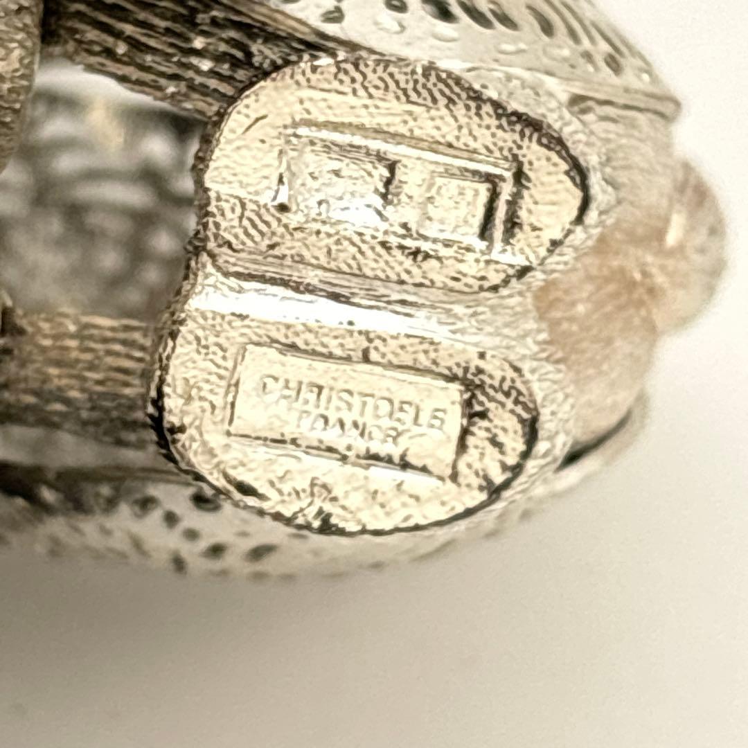 美品 クリストフル 置物 猫 ネコ リュミエール コレクション