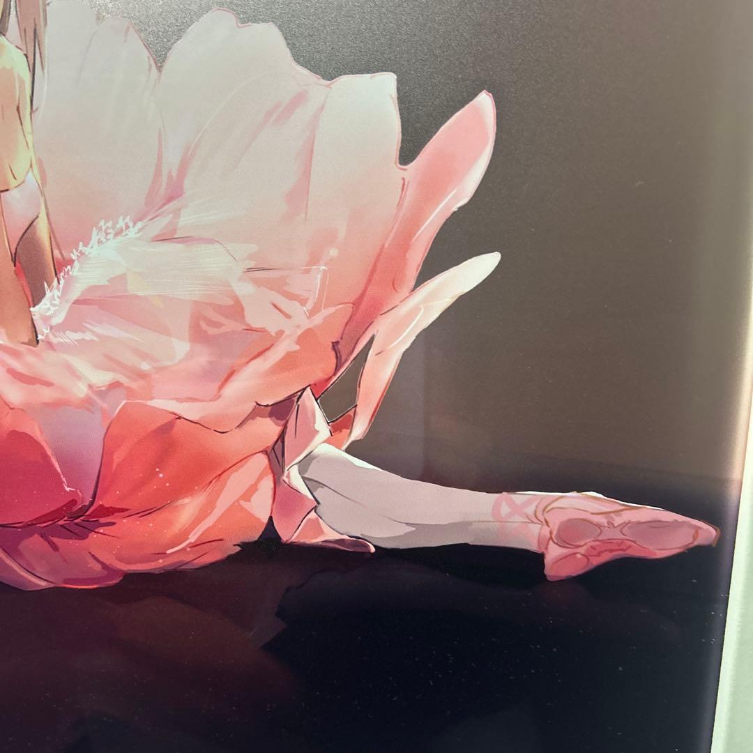 アールビバン 版画 Anmi ME版 夢見るフラミンゴ ミクスドメディア