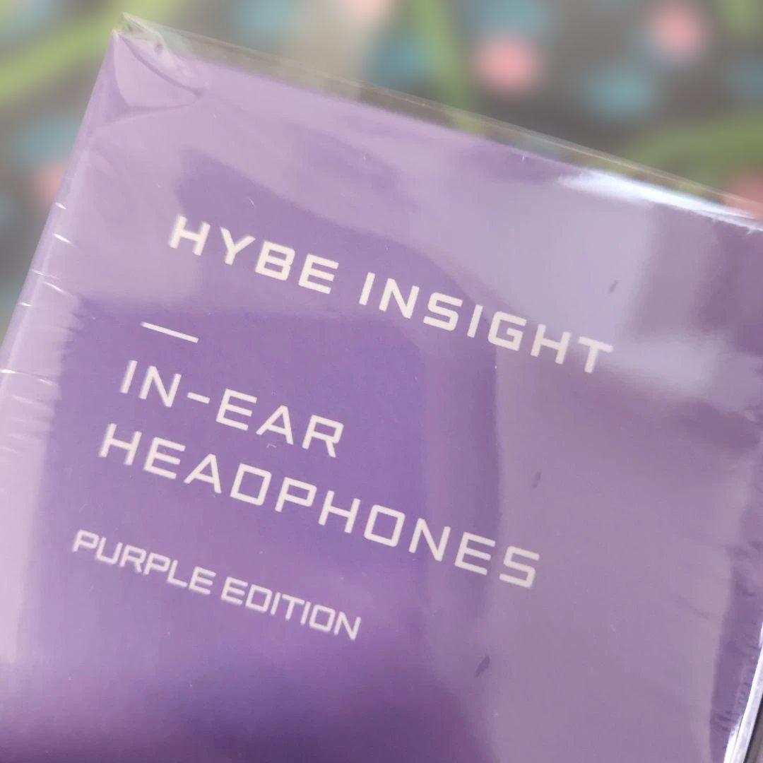 HYBE INSIGHT インイヤーヘッドフォン パープルエディション