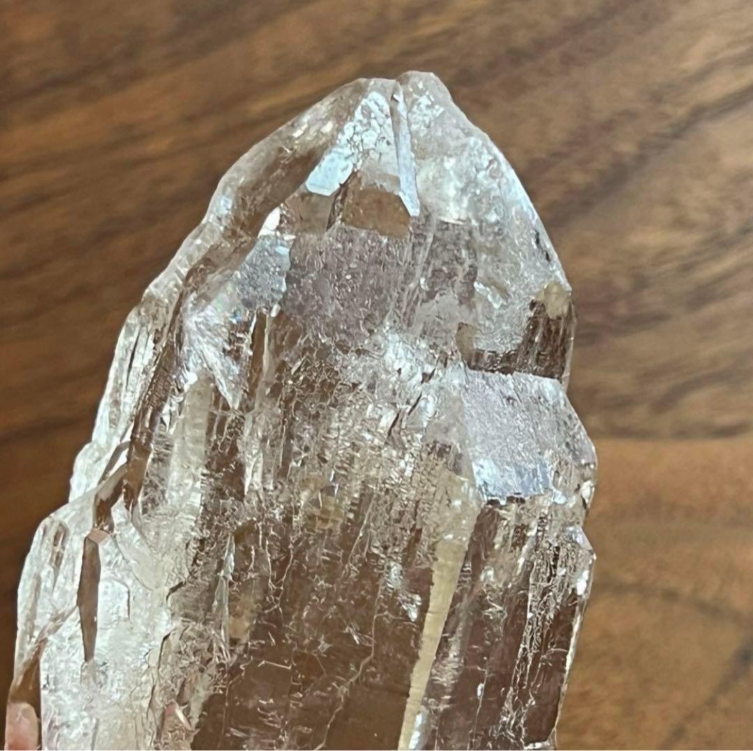 【希少】天然非加熱 シトリン カテドラル原石 555g 高透明　単結晶　黄水晶