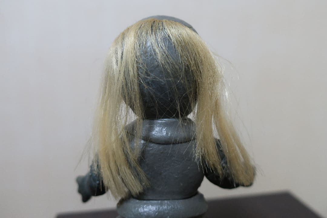 血車魔神斎 変身忍者嵐 ソフビ 50年前 高さ約２６cm バンダイ