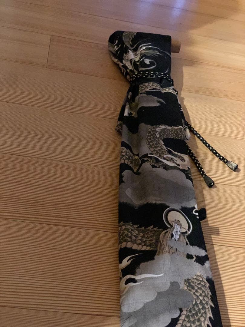 日本舞踊 櫂 専用保存袋 お稽古 歌舞伎 古都 龍神 お釈迦様 レトロ お正月