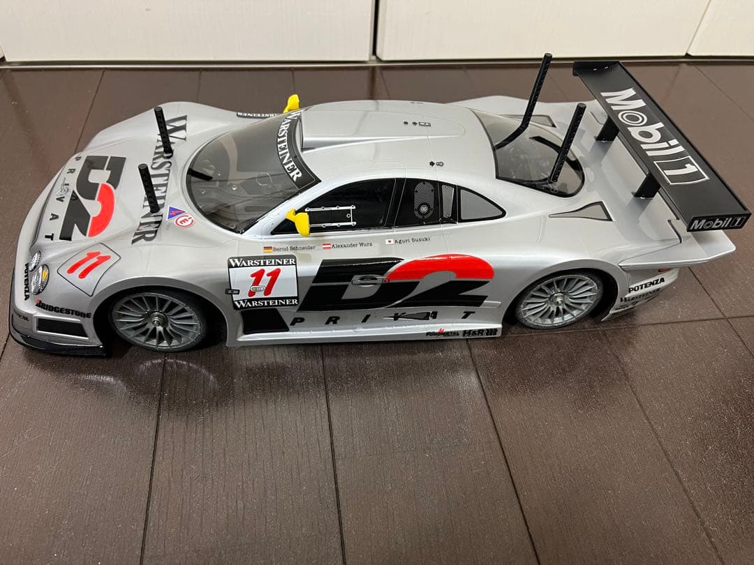 タミヤ　1/10　1997 メルセデスベンツ　CLK-GTR 　完成済みボディ