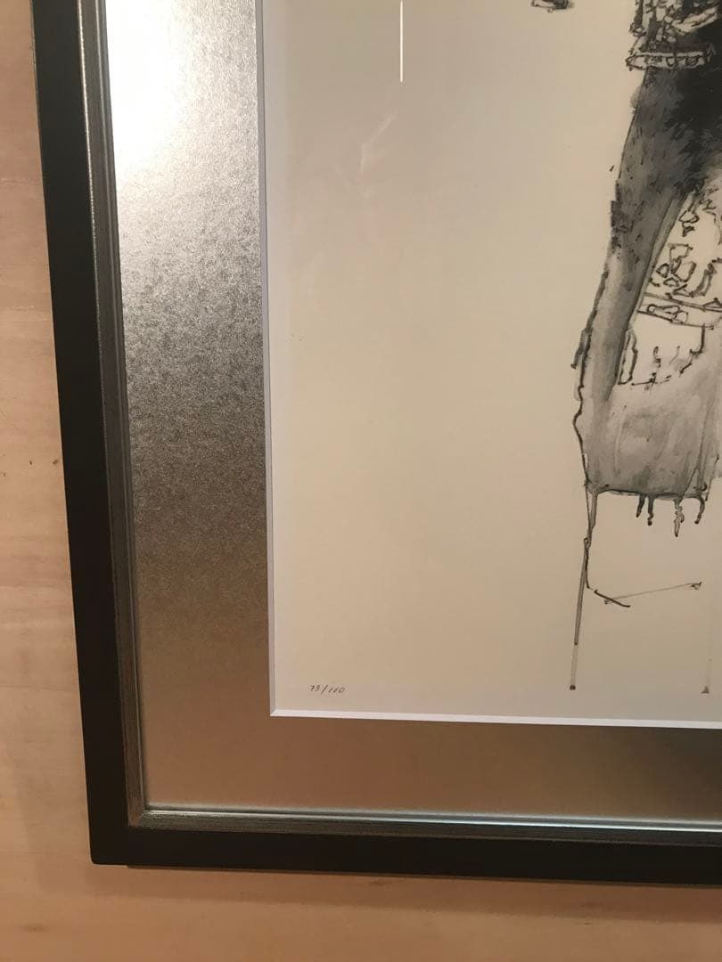 ロバート・ハインデル「Portrait of K」シルクスクリーン　直筆サイン有