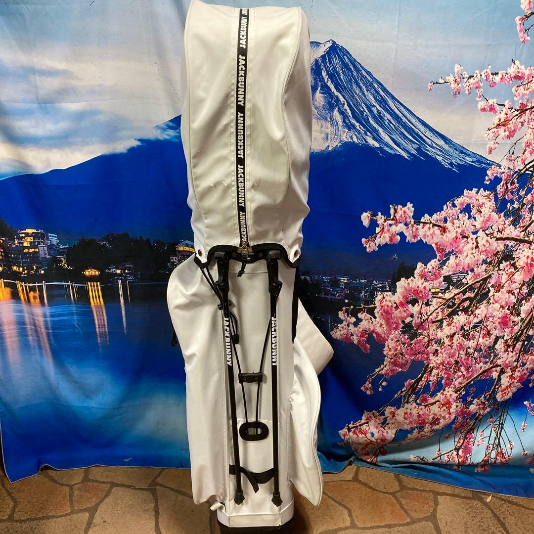 寶BU-1086 JACK BUNNY スタンド式 キャディバッグ ホワイト