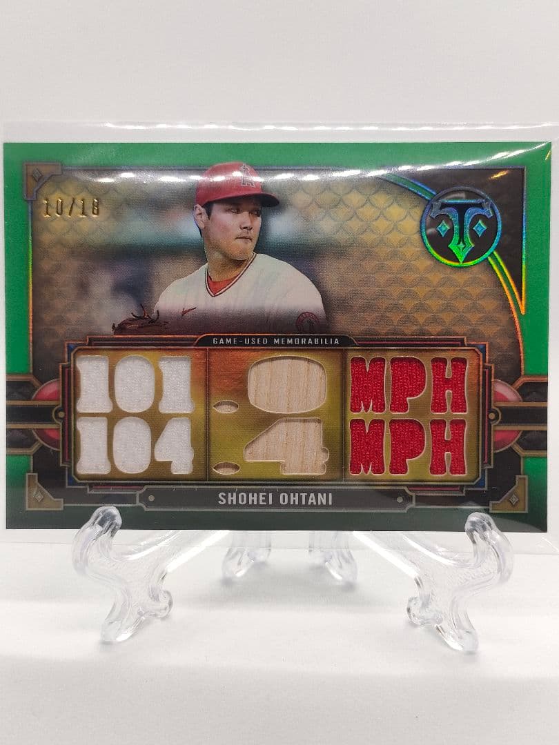 【超希少18シリ！】大谷翔平、ゲーム着用ユニ&バット - 2022 Topps