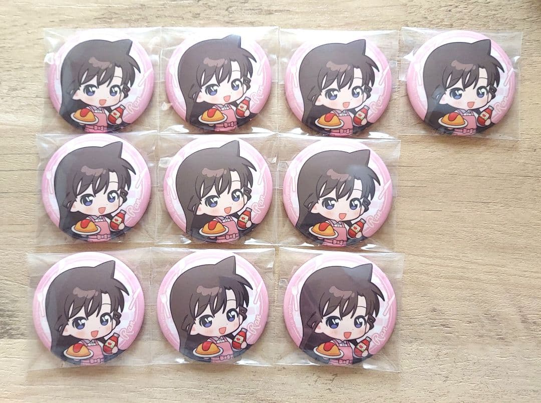 名探偵コナン 毛利蘭 ミニキャラキッチン 缶バッジ