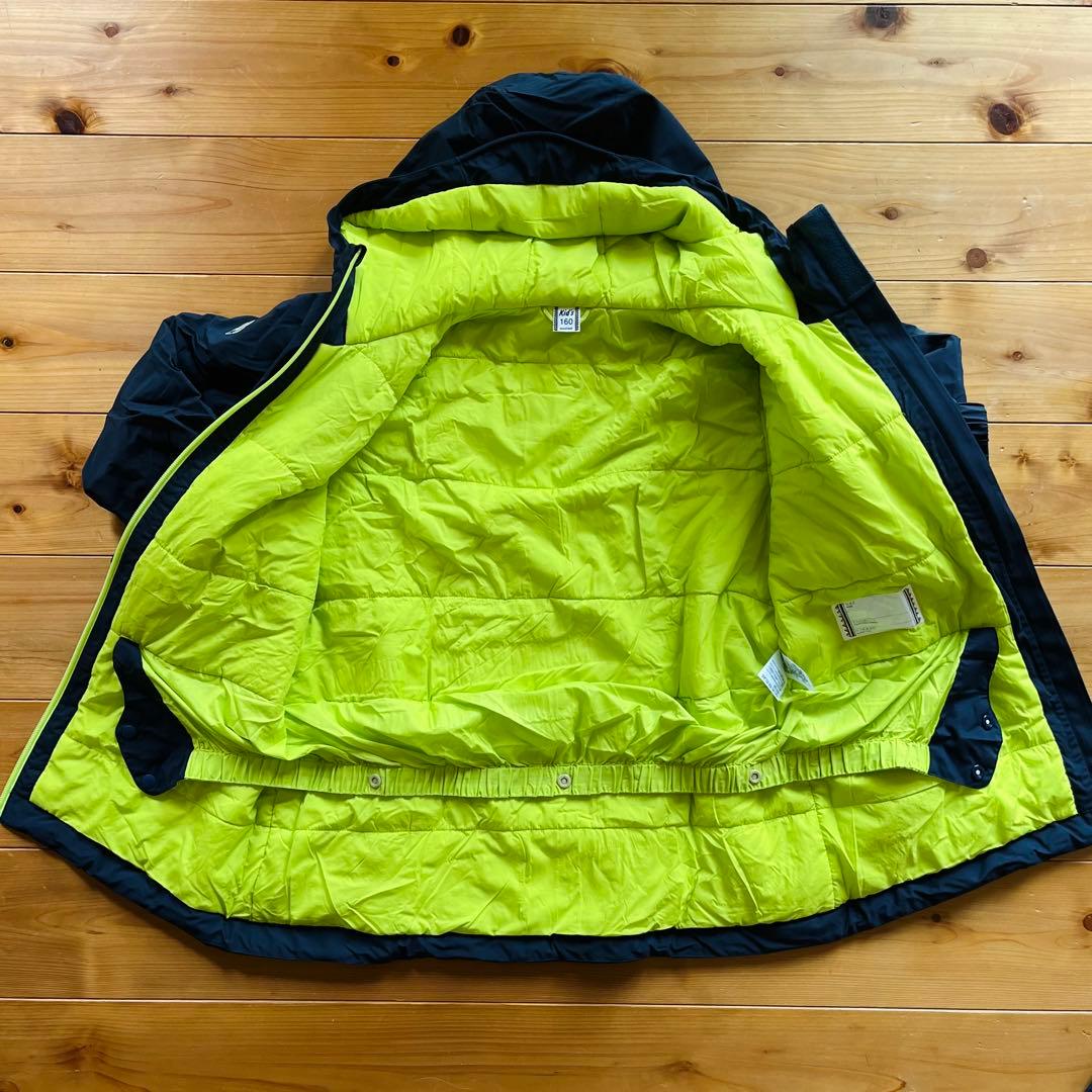 mont-bell パウダーステップ パーカ Kid's 160 ネイビー