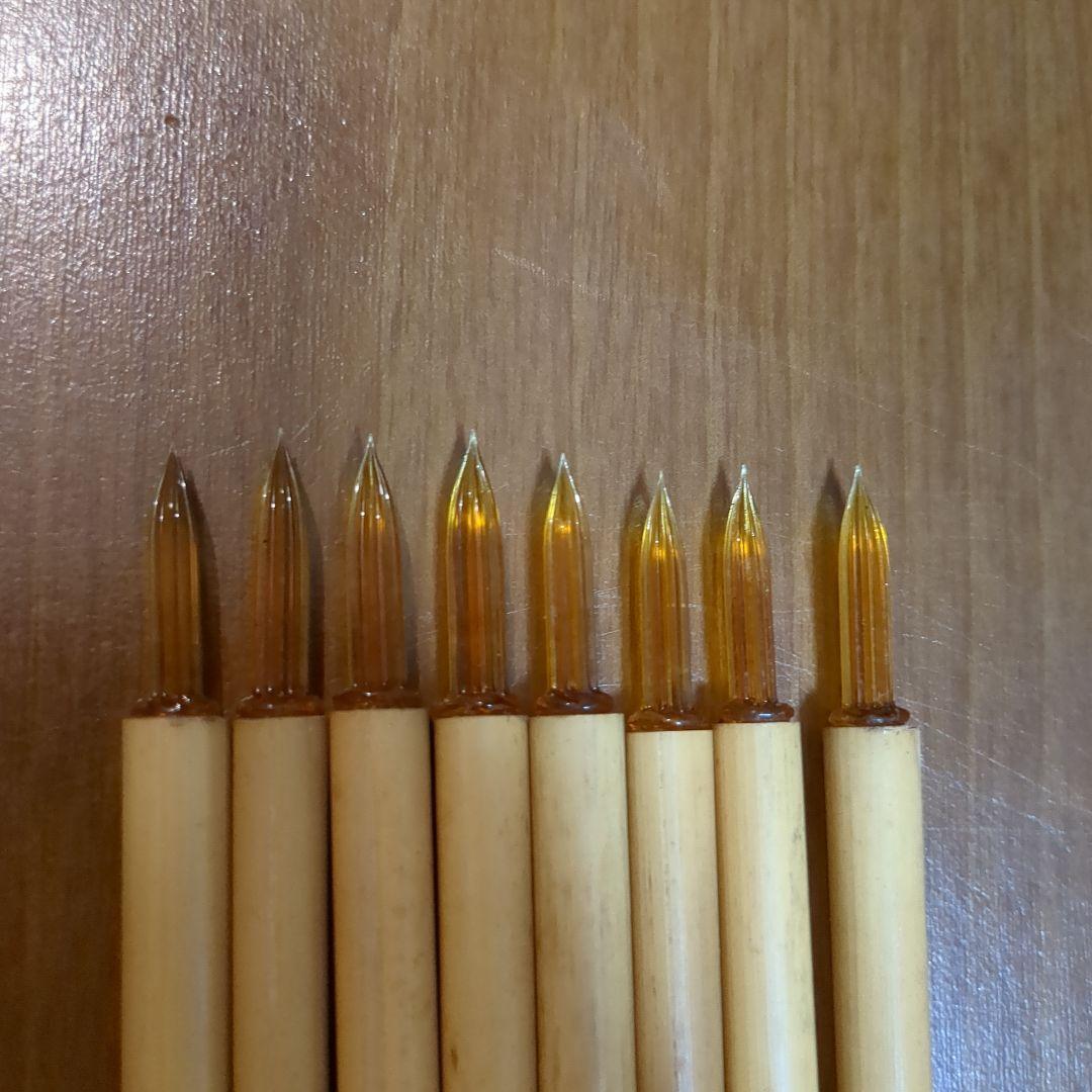 昭和レトロ 佐々木ガラスペン オレンジ シャープペン 万年筆 インク 製図