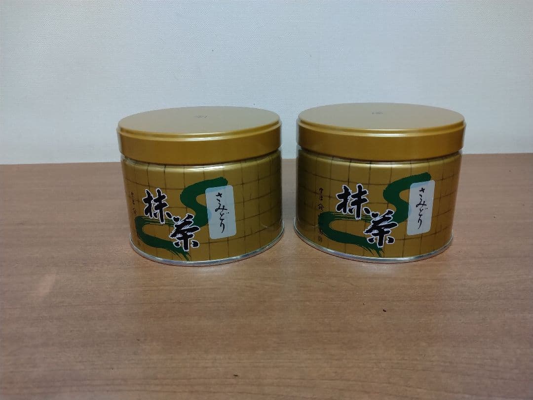 山政小山園　抹茶 さみどり150g✕2缶